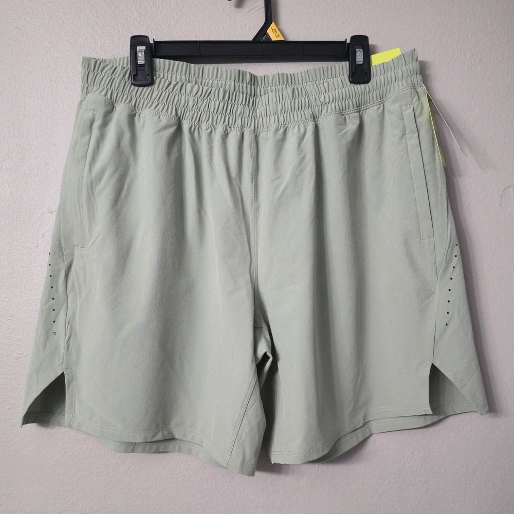 All in Motion Mens 7 Inch Run Shorts Camo Gray Large NWT K85LPZ